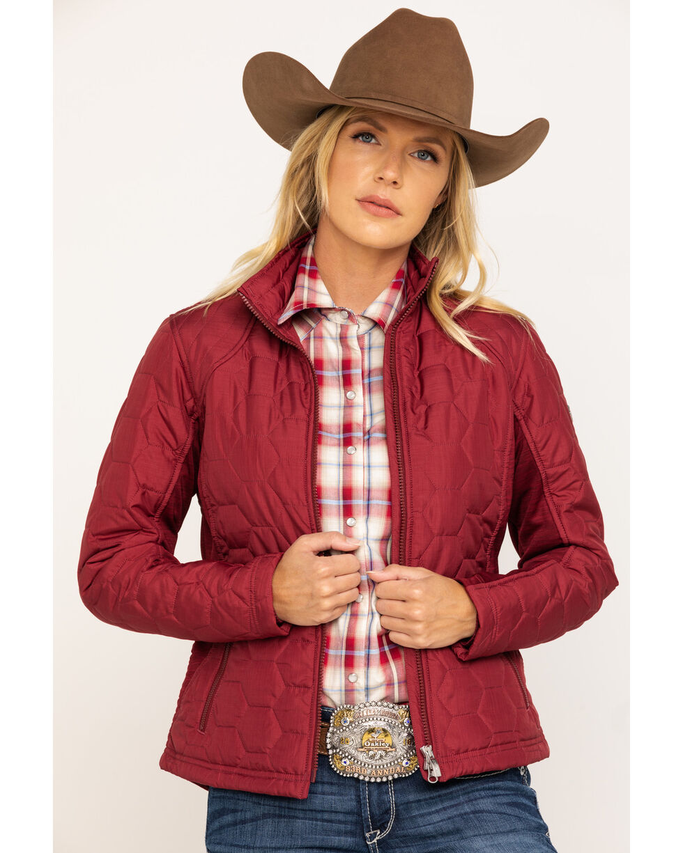 Ariat® Ladies Volt Cabernet Grape Quilted Insulated Jacket 10028267